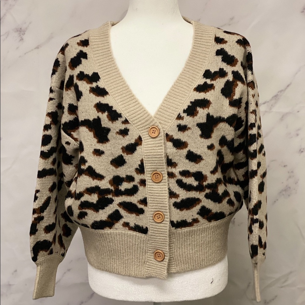 Cheetah cardigan